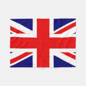 イギリス国旗 – Union Jack フリースブランケット (正面(横))