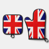 イギリス国旗 – Union Jack 鍋つかみ&鍋敷きセット (正面)