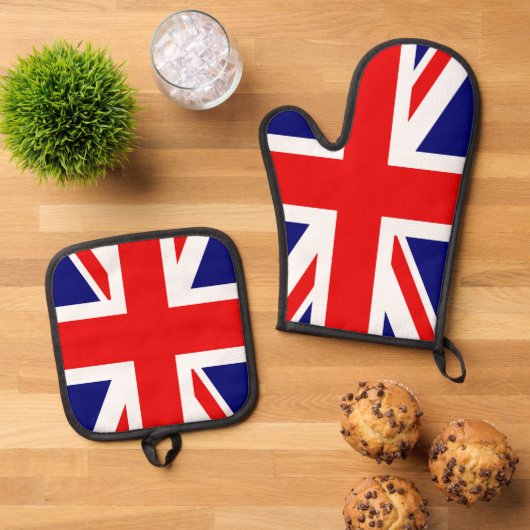 イギリス国旗 – Union Jack 鍋つかみ&鍋敷きセット (トップダウン)
