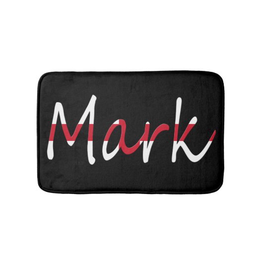 イギリス国旗bmcntに上書きされたすべての名前 バスマット (正面)