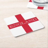 イギリス国旗coastercnt スクエアペーパーコースター (アングル)