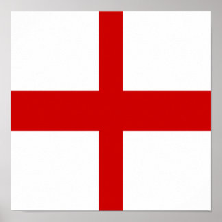 イギリス国旗Englishカントリープライドホーム祖国 ポスター