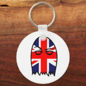イギリス国旗Ghostee キーホルダー (正面)