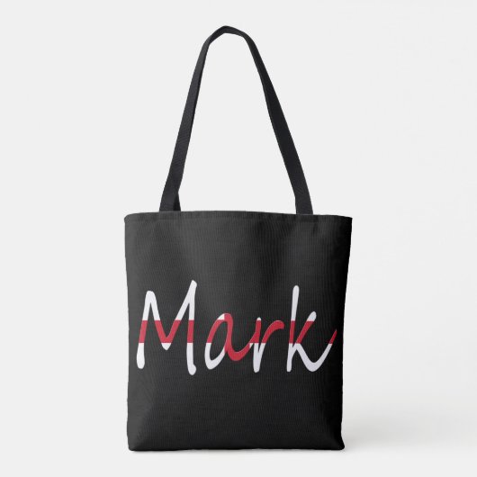 イギリス国旗sttに上書きされたすべての名前 トートバッグ (裏面)