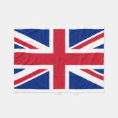 イギリス国民の世界の旗 フリースブランケット (正面(横))