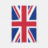 イギリス国民の世界の旗 フリースブランケット (正面)