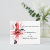 イギリス国民へのご栄誉！ ポストカード (スタンド正面)