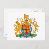 イギリス国章のポストカード ポストカード (正面/裏面)