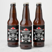 イギリス国籍取得のお祝いギフト ビールラベル (ボトル)