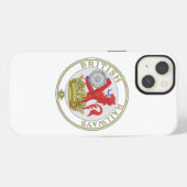 イギリス国鉄 ライオン ロゴ iPhoneケース (裏面横)