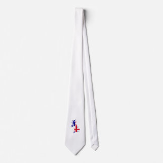 イギリス地図の旗 ネクタイ
