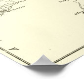 イギリス地図 |健康リゾート ポスター (角)