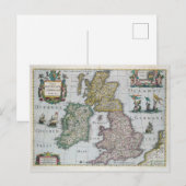イギリス地図 | 1631 ポストカード (正面/裏面)
