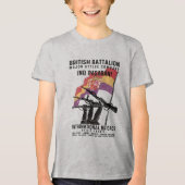 イギリス大隊 アトリー中隊 トライブレンドＴシャツ (正面)