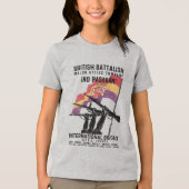 イギリス大隊 アトリー中隊 トライブレンドＴシャツ (正面)