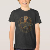 イギリス大隊 国際旅団 トライブレンドTシャツ (正面)