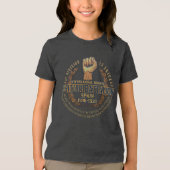 イギリス大隊 国際旅団 トライブレンドTシャツ (正面)