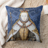 イギリス女王エリザベス・チューダー クッション (ブランケット)
