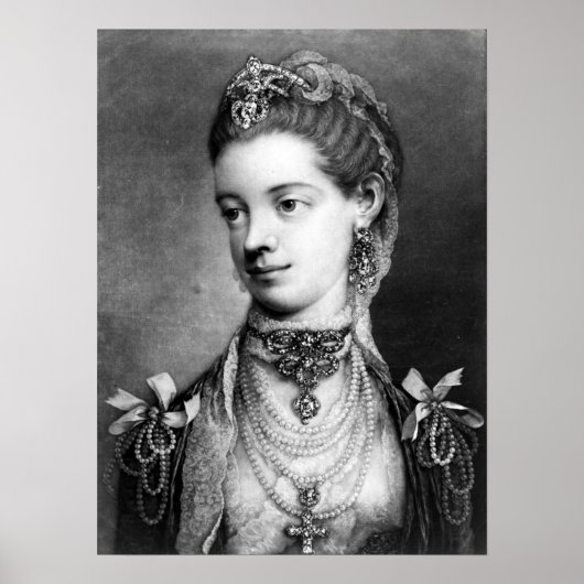 イギリス女王シャーロット素晴らし- Thomas Frye ポスター (正面)