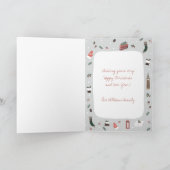 イギリス季節のごあいさつクリスマスカード シーズンカード (内部)