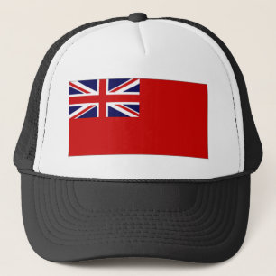 イギリス市民旗の赤い塵払いの旗 キャップ