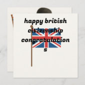 イギリス市民権グリーティングカード シーズンカード (正面/裏面)