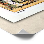 イギリス帝国の帝国連邦地図 ポスター (角)