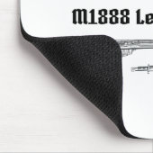 イギリス帝国P1888リーメットフォードライフル マウスパッド (コーナー)