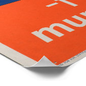 イギリス戦争ヴィンテージ「食べ物を無駄にしない」 ポスター (角)