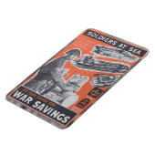 イギリス戦争時のポスターの復刻版 マグネット (左側)