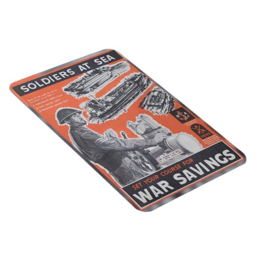 イギリス戦争時のポスターの復刻版 マグネット (右側)