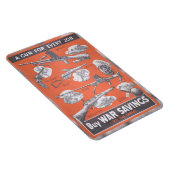 イギリス戦争時のポスターの復刻版 マグネット (右側)