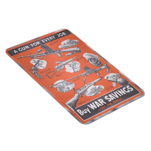 イギリス戦争時のポスターの復刻版 マグネット (右側)