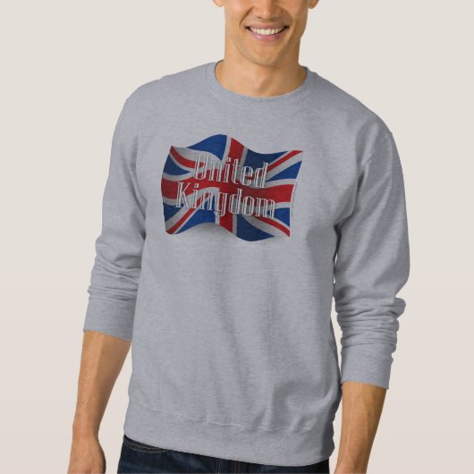 イギリス振る旗 スウェットシャツ (正面)