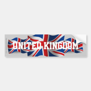 イギリス振る旗 バンパーステッカー