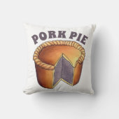 イギリス料理ポークパイセイボリーパストリー英国料理 クッション (正面)