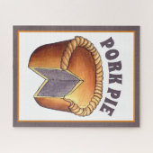 イギリス料理ポークパイセイボリーパストリー英国料理 ジグソーパズル (横)