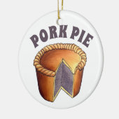 イギリス料理ポークパイセイボリーパストリー英国料理 セラミックオーナメント (左)