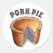 イギリス料理ポークパイセイボリーパストリー英国料理 ラウンドシール (正面)