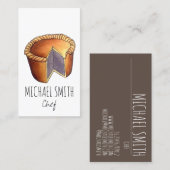 イギリス料理ポークパイセイボリーパストリー英国料理 名刺 (正面/裏面)