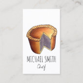 イギリス料理ポークパイセイボリーパストリー英国料理 名刺 (正面)