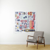 イギリス旅行落書き タペストリー (インサイチュ)