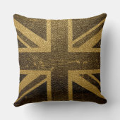 イギリス旗のヴィンテージ#2 クッション (裏面)