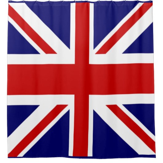 イギリス旗 ユニオンジャック シャワーカーテン (正面)