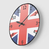 イギリス旗 ラージ壁時計 (傾斜)