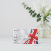 イギリス旗 名刺 (スタンド正面)