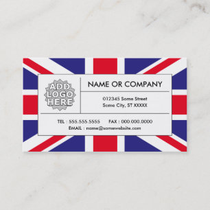 イギリス旗 名刺