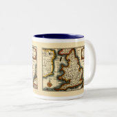 イギリス旧古古美術館地図 ツートーンマグカップ (正面右)