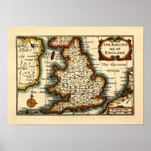 イギリス旧古古美術館地図 ポスター