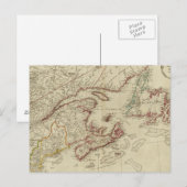 イギリス植民地の北アメリカ、ニューイングランド ポストカード (正面/裏面)